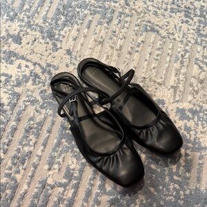 a new day Black Mary Jane Slingback Flats